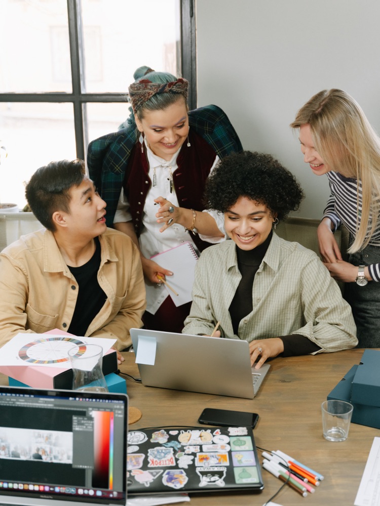 The Grit Marketing Solutions team collaborating